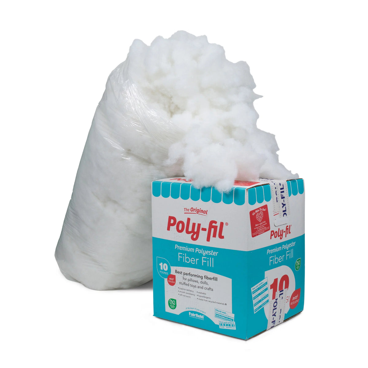 White 10 lb Fiber Fill A44117