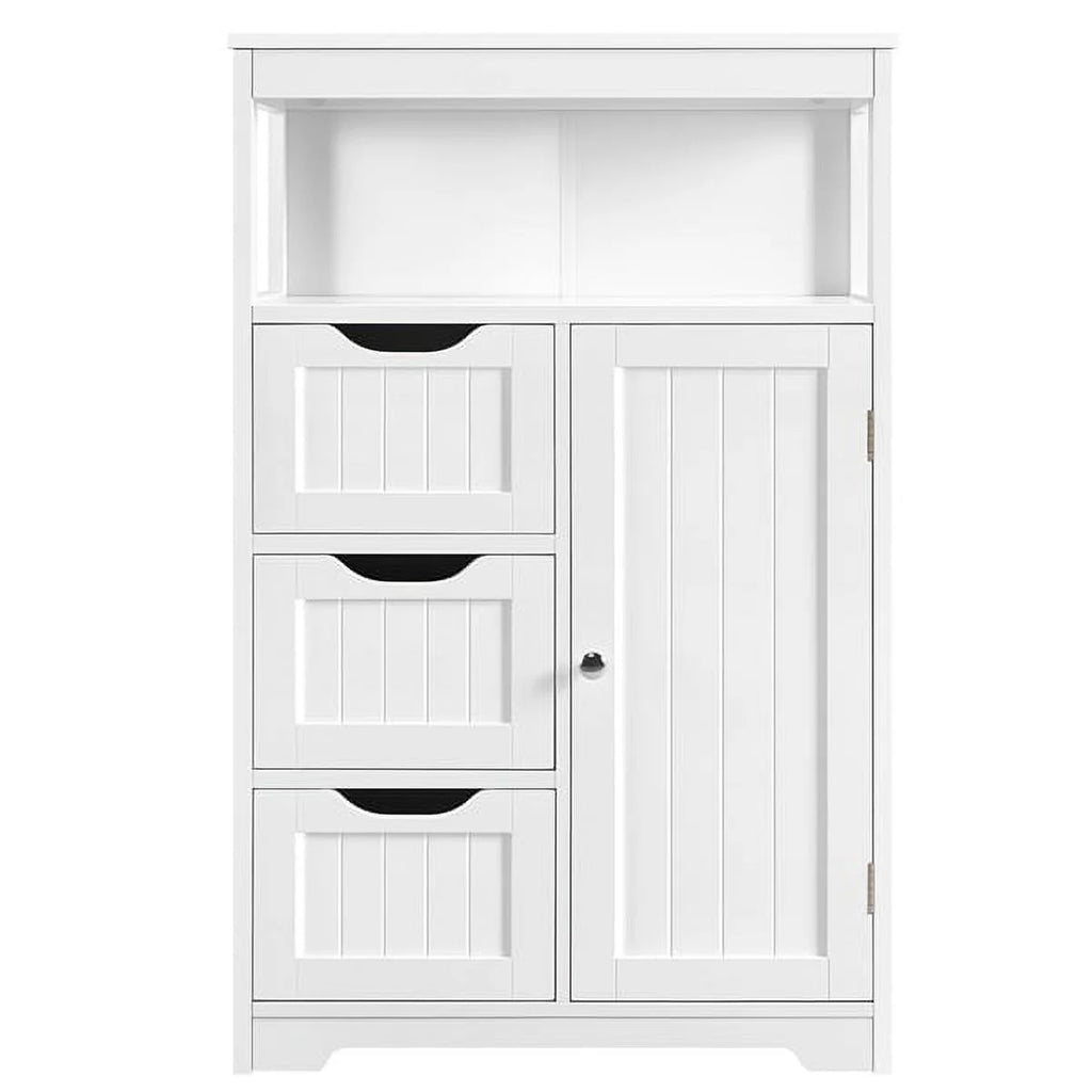 White Wooden Floor Cabinet Z866