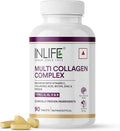 Collagen Complex Tablets 5 Types Peptides with Biotin Hyaluronic Acid 90 Tablets Y5175