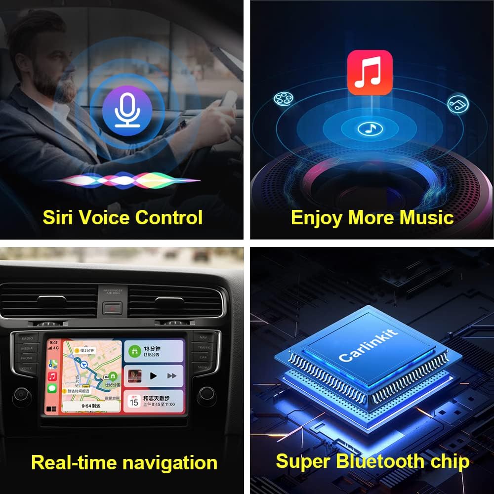 Wireless CarPlay Adapter, 3.0 Version, Wi-Fi 5G V495209