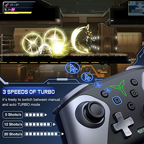 Wireless Switch Controller with Back Buttons, Programmable, Turbo Function Y737028