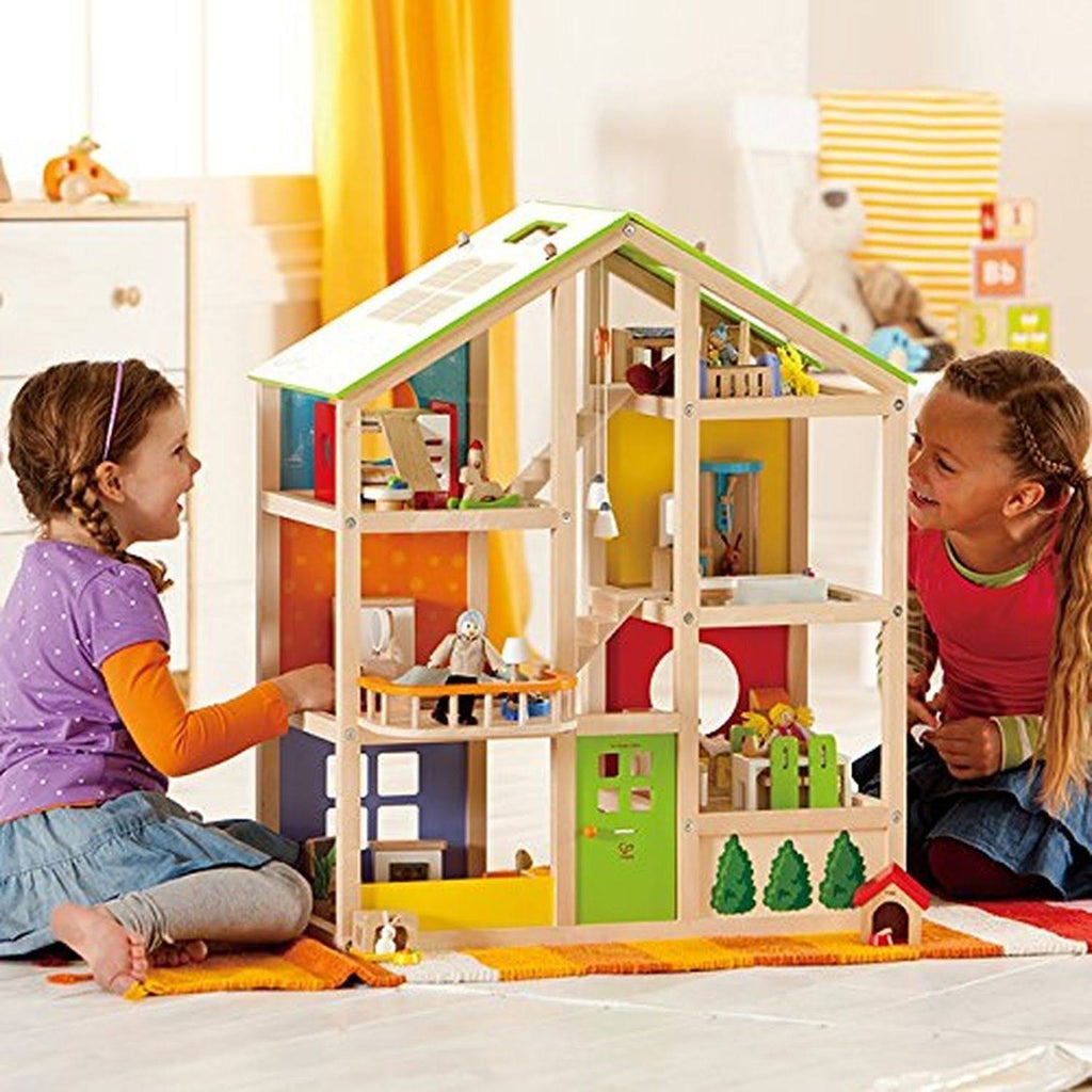 3 Story Wooden Dollhouse S9317