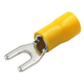 Insulated Fork Spade Wire Connector Electrical Crimp Terminal 12-10 AWG Pack of 100 B390661
