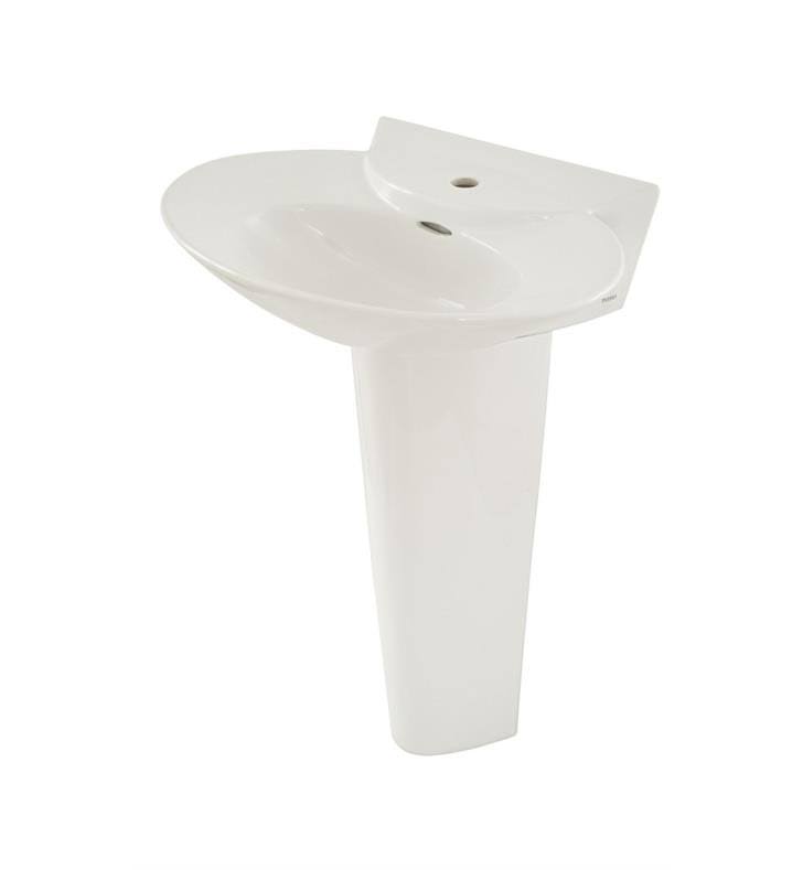 Bone Pedestal Lavatory Q5481
