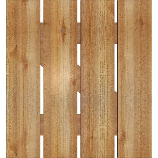 Board-n-Batten Shutters with Z-Bar, Rough Sawn Western Red Cedar O79372