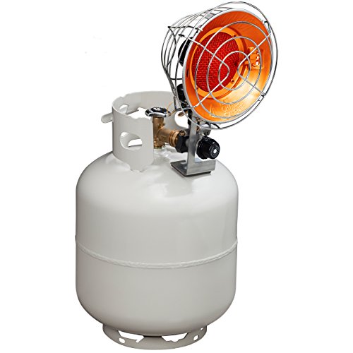 Silver 15000 BTU Propane Tank Top Heater E47252