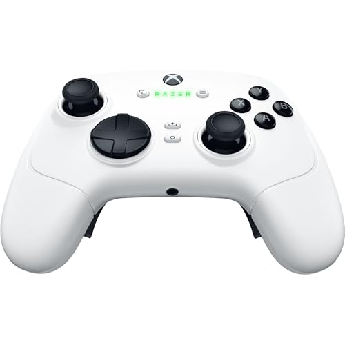 White Wireless Gaming Controller with 6 Remappable Buttons L776750