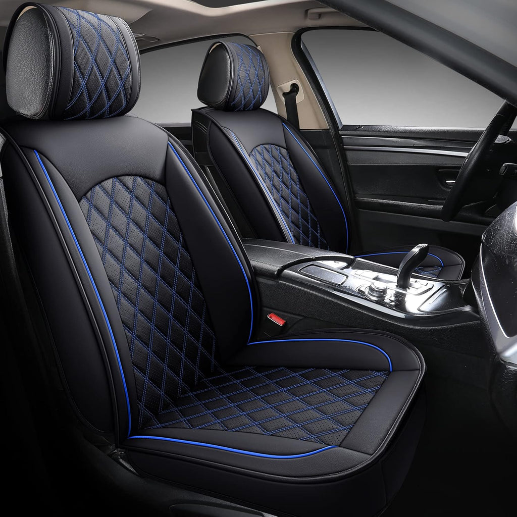 Waterproof Faux Leather Car Seat Covers Full Set N1131