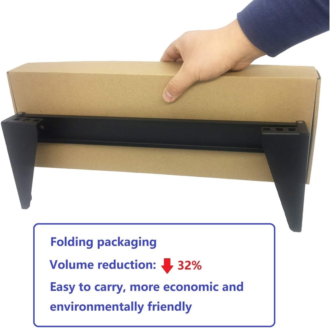 19 Inch 1U Heavy Duty Wall Mountable Server Rack Pack of 2 B243