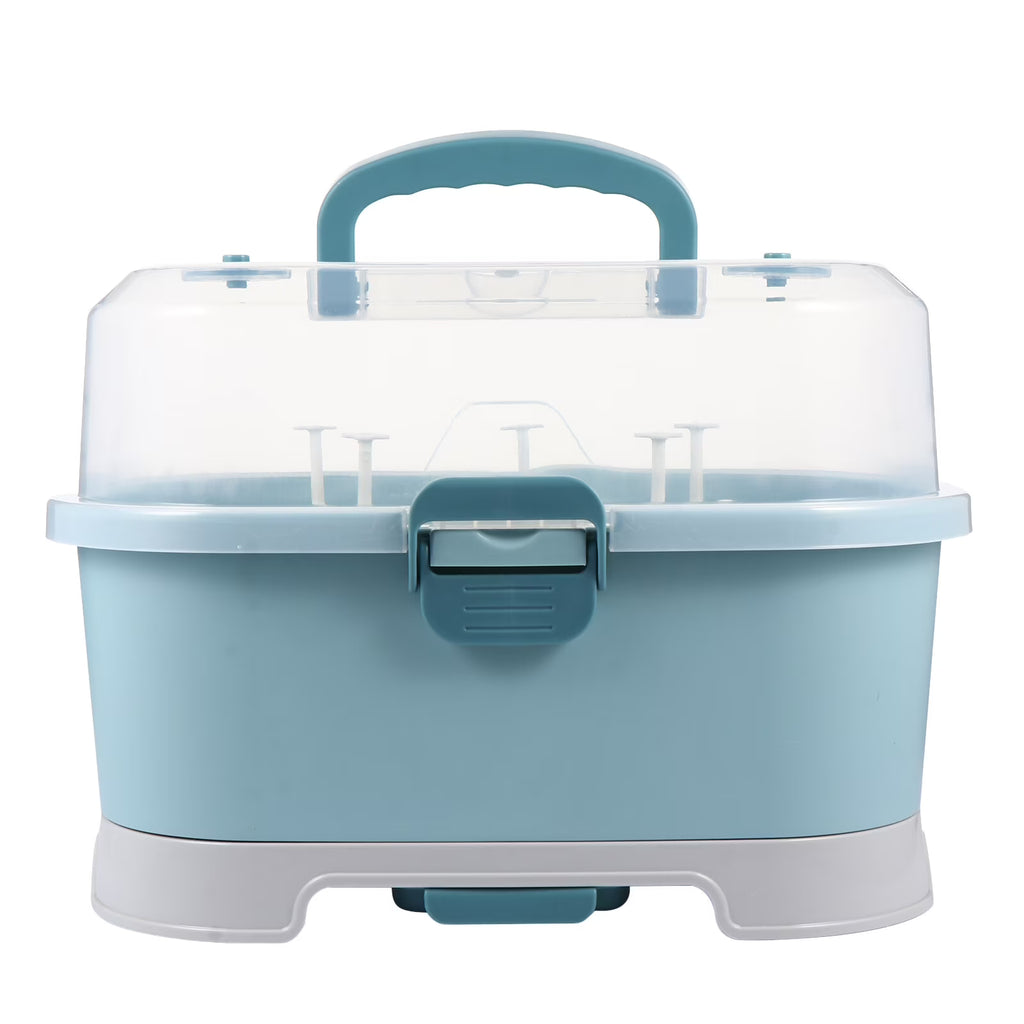 Milk Bottle Case Baby Bottle Drying Rack Box Baby Supplies Container J508