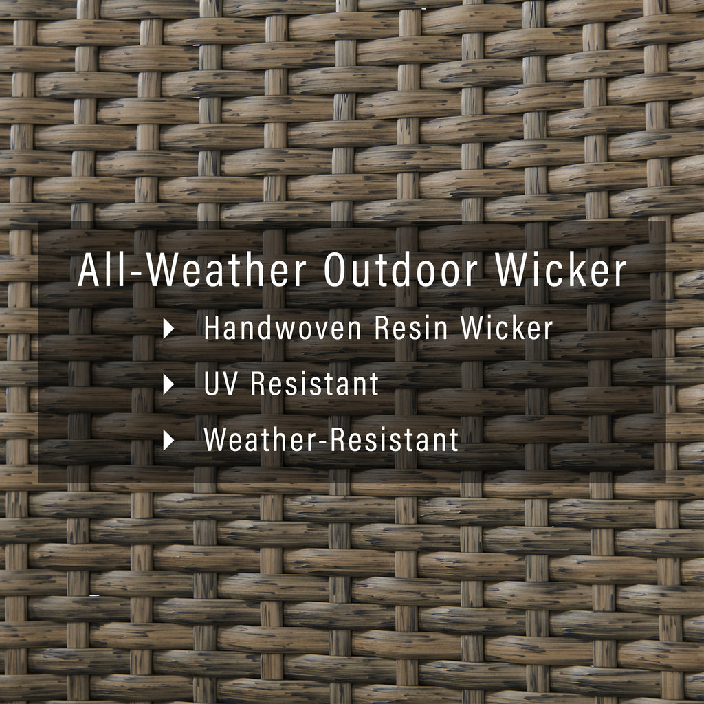 Outdoor Wicker Sofa Y72336