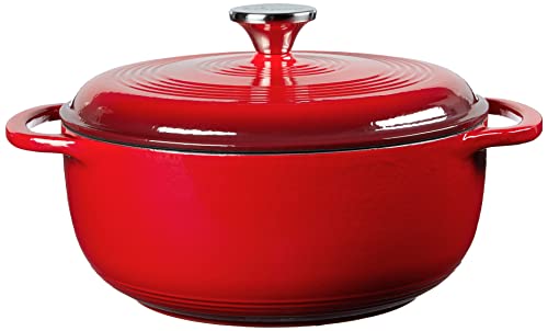4.5 Quart Enameled Cast Iron Dutch Oven with Lid Q385