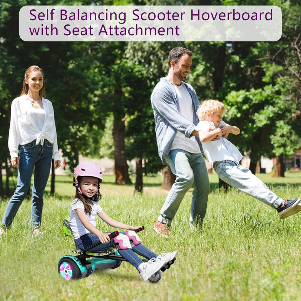 6.5 Inch Self Balancing Hoverboard with Bluetooth and LED Lights G2756