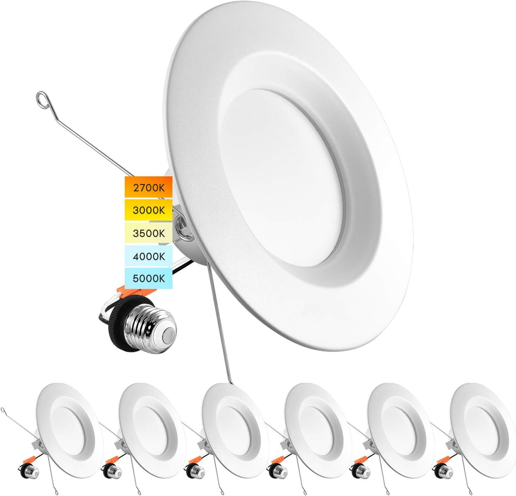 5/6 Inch LED Recessed Retrofit Downlight, 12 Pack N680