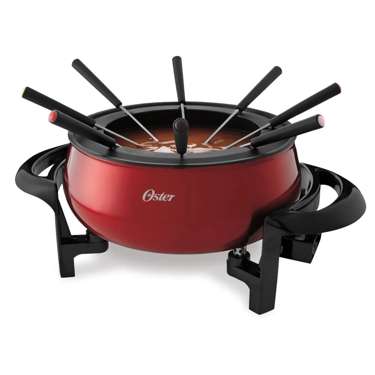 Red 2.8 Liter Non-Stick Electric Fondue Set F38723