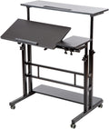 Adjustable Mobile Standing Desk with Wheels B697