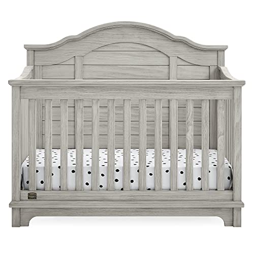 7-Piece Baby Nursery Furniture Set with Convertible Crib, Dresser, Crib Mattress N738
