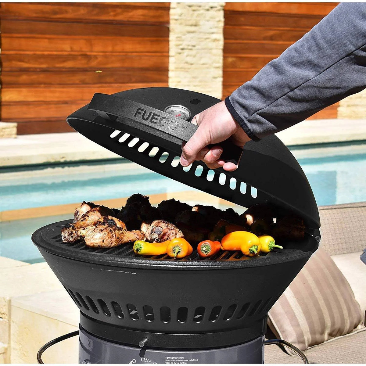 Dark Gray Propane Gas Grill G737952