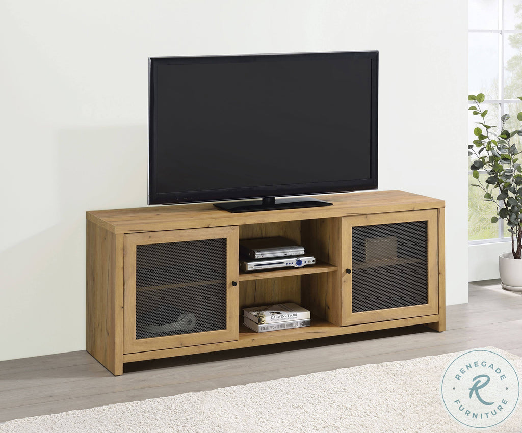 Golden Oak TV Console C704