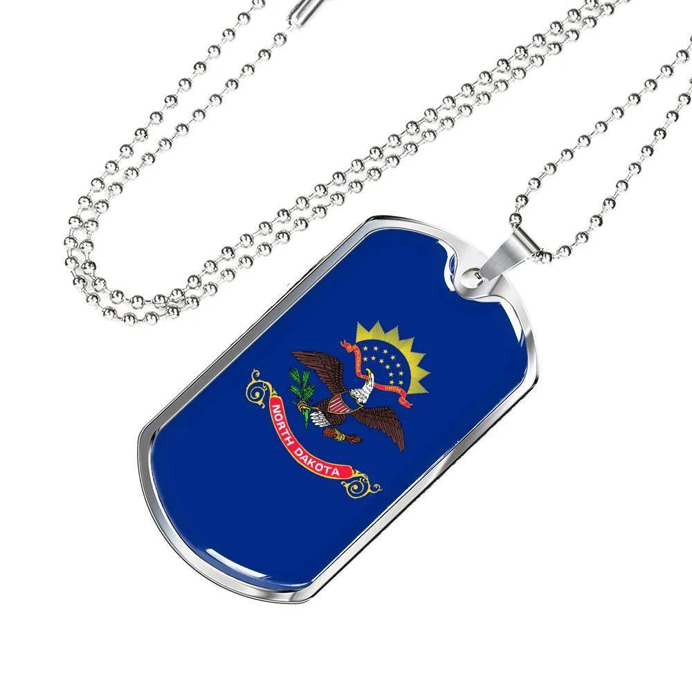 Stainless Steel Dog Tag Necklace A742920