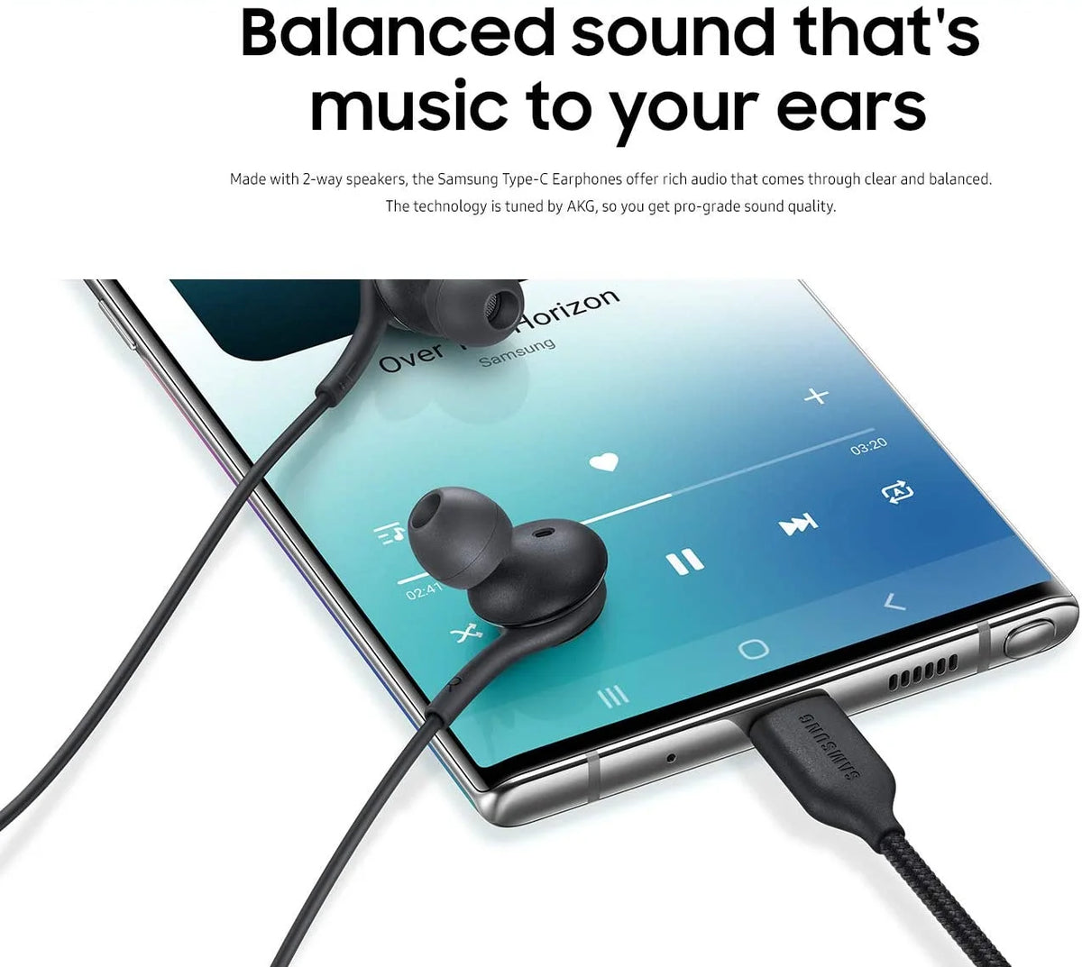 25W Type C UL Certified Charger with 4FT USB C Cable and USB Type C Headphones U726738