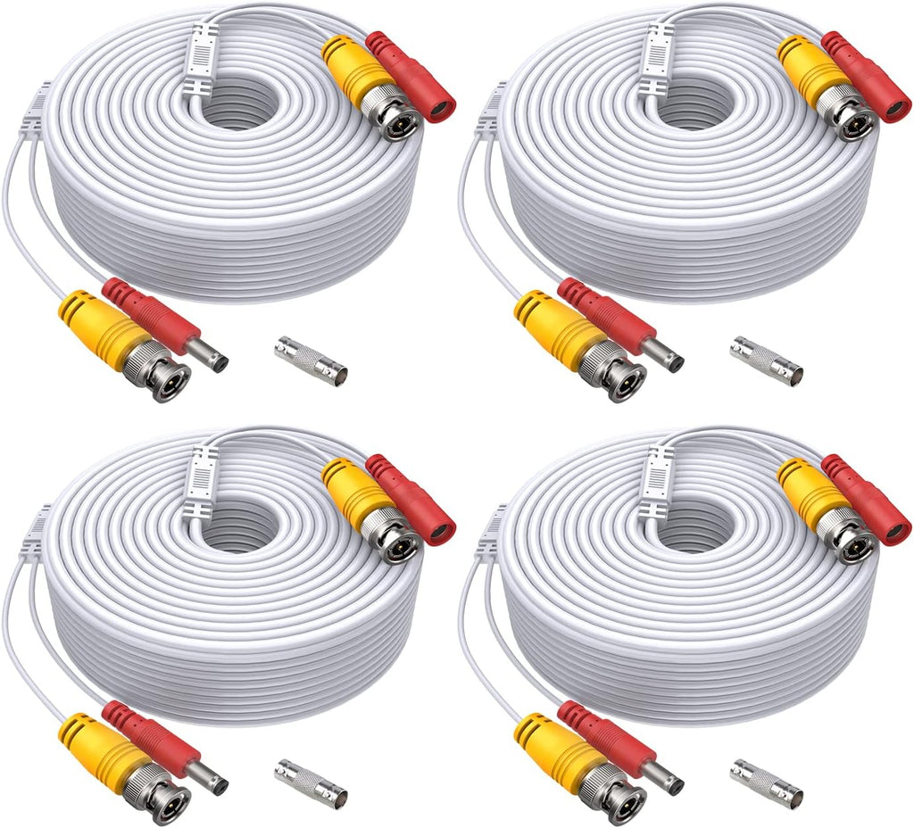 150 Feet Video Power Cable for Security Camera System J24989