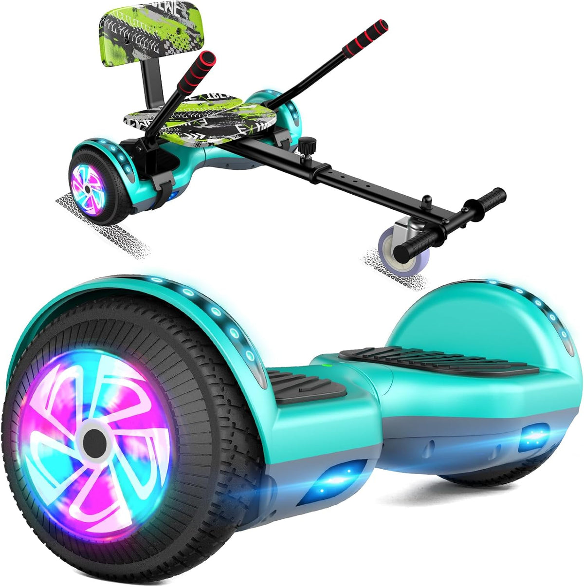6.5 Inch Self Balancing Hoverboard with Bluetooth and LED Lights G2756