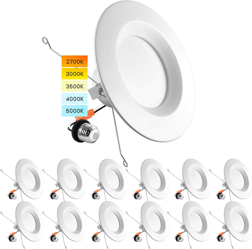 5/6 Inch LED Recessed Retrofit Downlight, 12 Pack N680