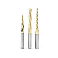 3-Pc CNC 2D/3D Carving Ball Nose Router Bit J7653