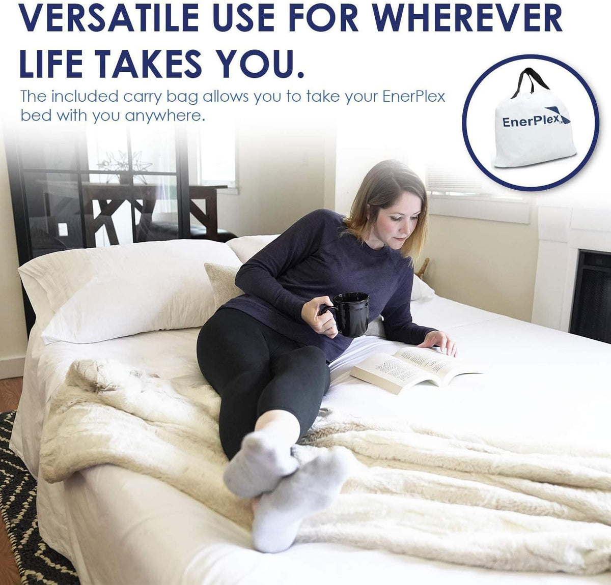 Twin Air Mattress with Built-in Dual Pump T24151