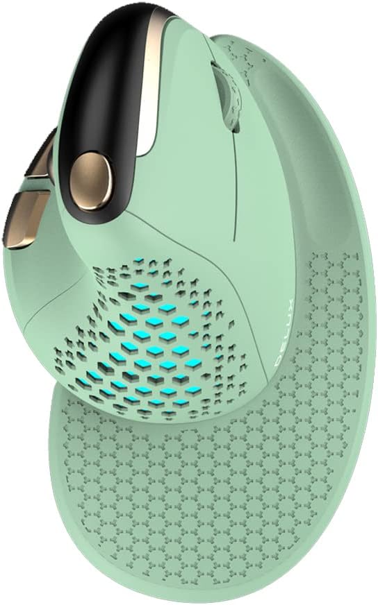 Wireless Ergonomic Vertical Mouse with OLED Screen, 7200DPI, Rechargeable U7635