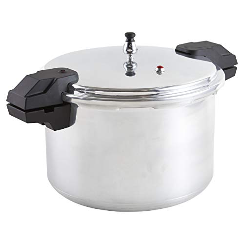 16-Quart Silver Aluminum Pressure Cooker C141557