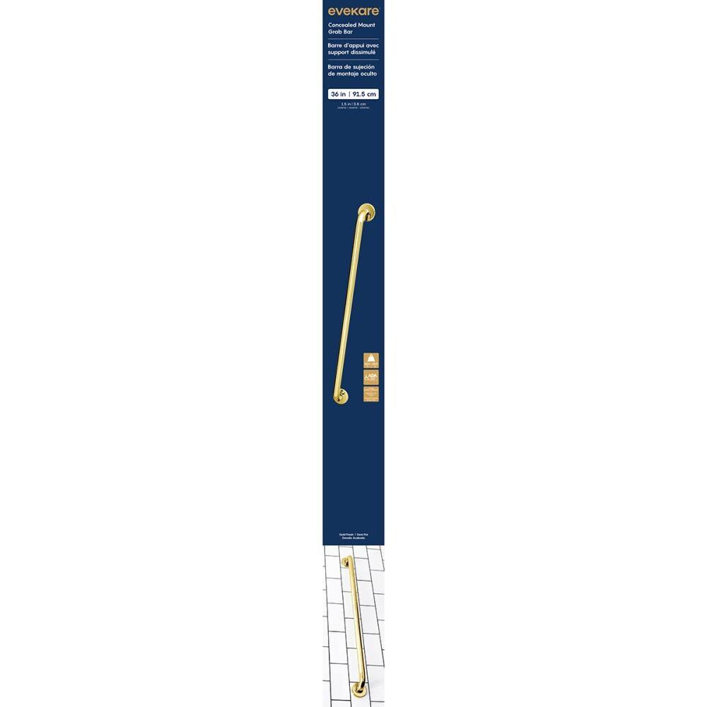 36-in Gold Wall Mount Stainless Steel Grab Bar S811