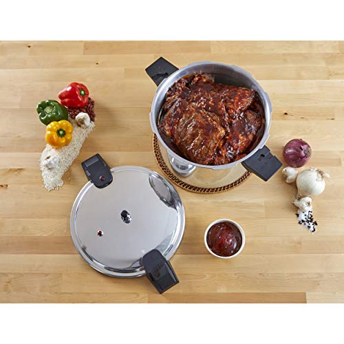 16-Quart Silver Aluminum Pressure Cooker C141557