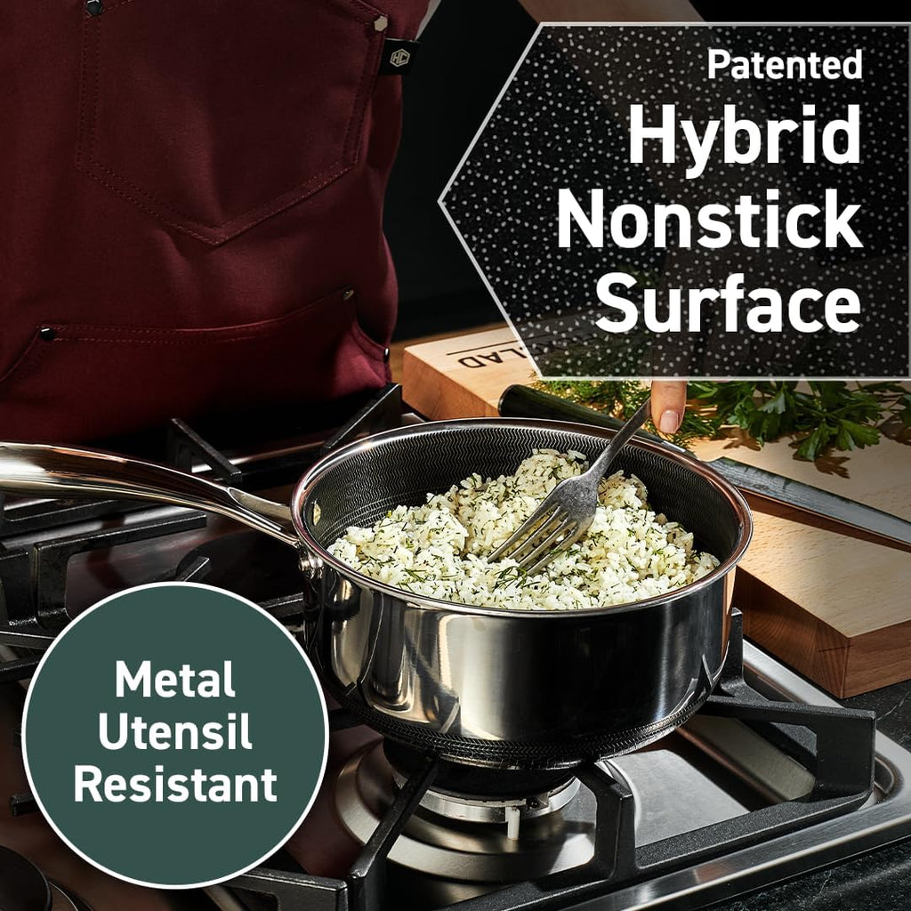 12 Piece Hybrid Stainless Steel Cookware Set V9324