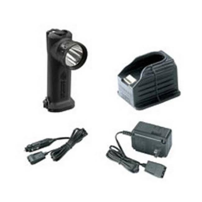 Rechargeable Flashlight with 12V Charger Black O708669