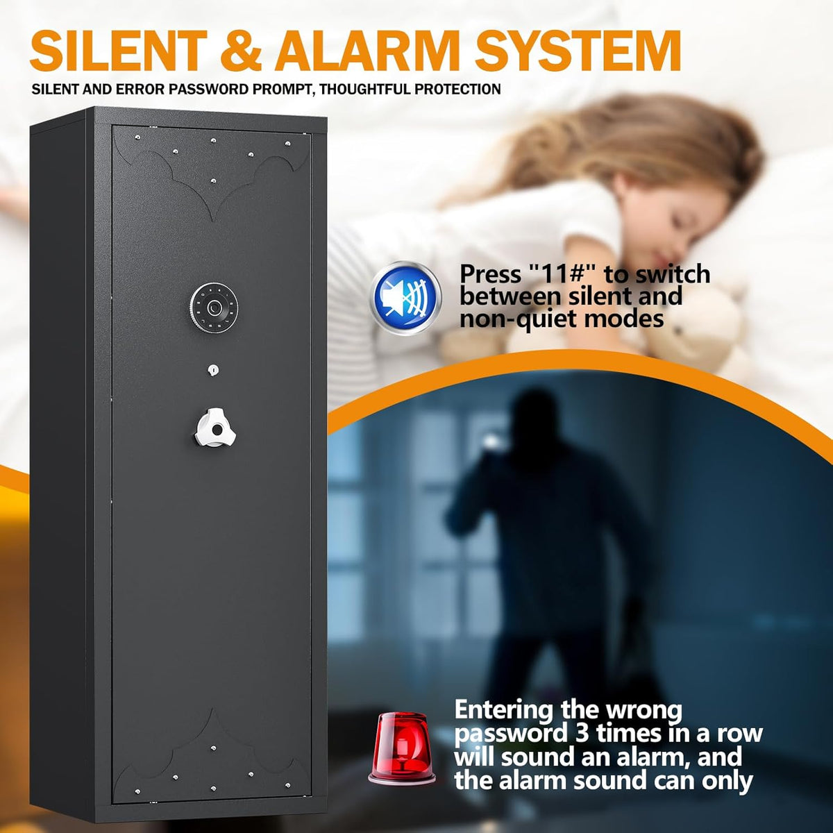 10-14 Gun Safe with Digital Keypad W4102