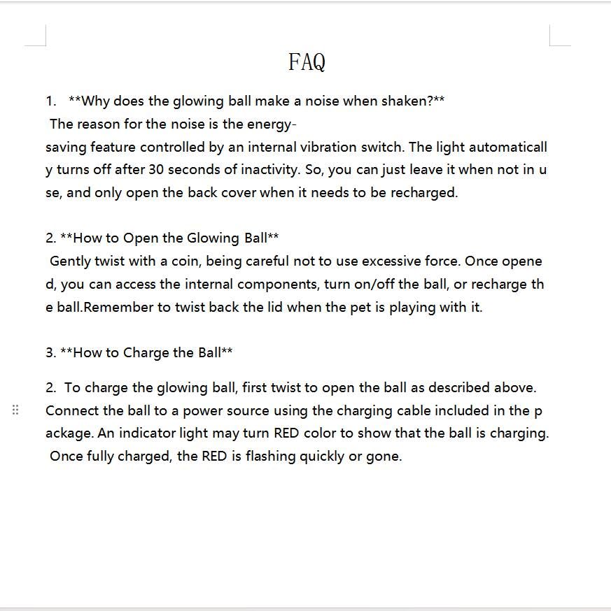LED Dog Ball, Silicon Glowing Dog Toy Ball with USB Rechargeable E735