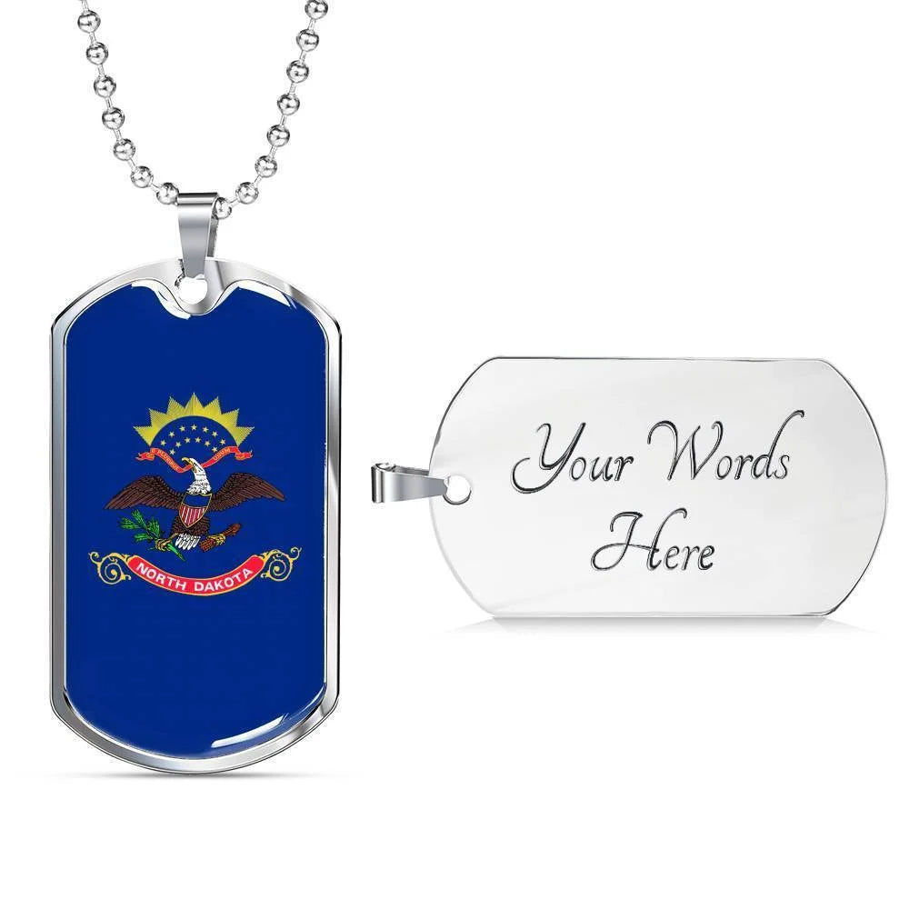 Stainless Steel Dog Tag Necklace A742920