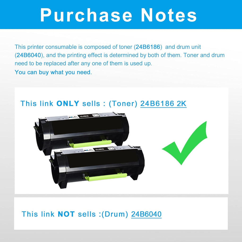 Compatible Toner Cartridge Replacement 16000 Pages 1-Pack Black K21014