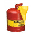 5 Gal Galvanized Steel Safety Can with Funnel Red A486