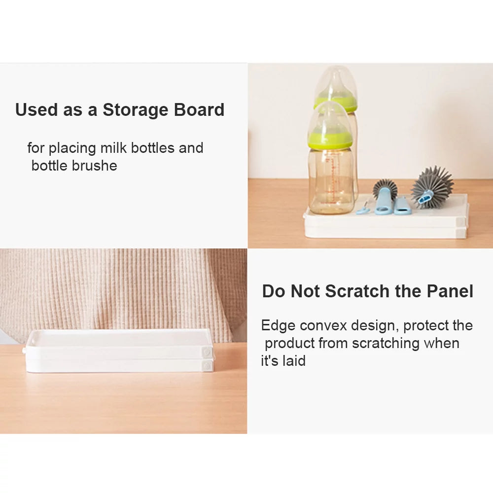 Foldable Bottle Drying Rack with Tray R921