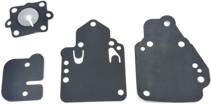 Carburetor Rebuild Kit with Gasket for 2cyl Outboard Motors Pack of 2 H531