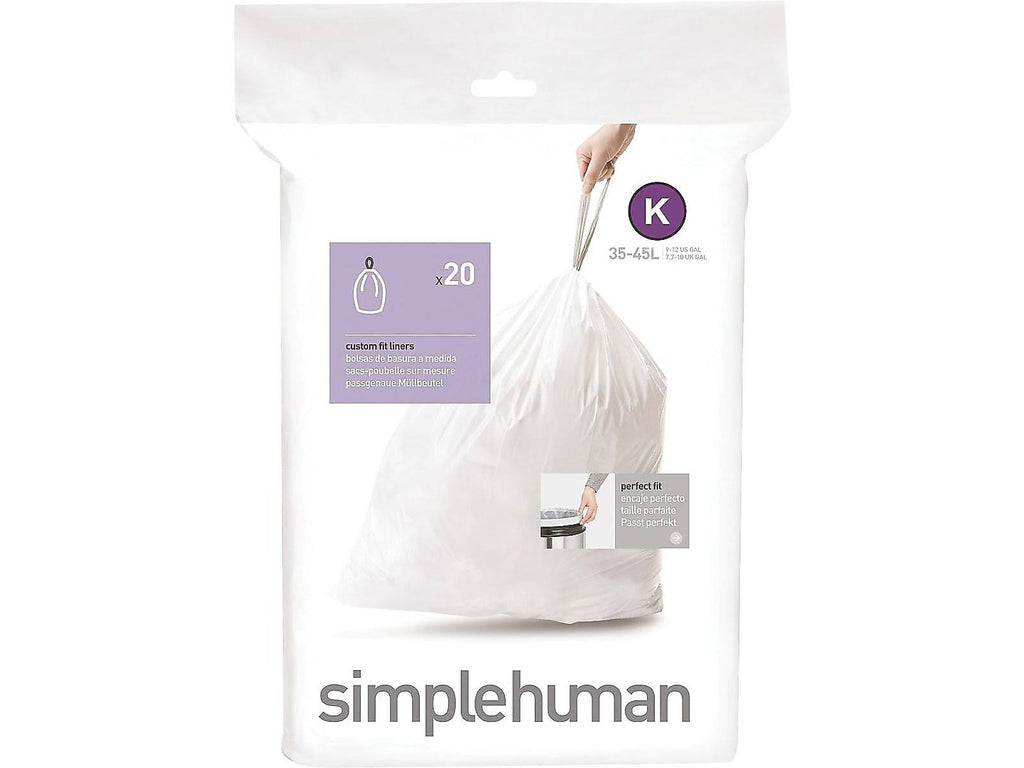 Trash Can Liner Drawstring 11.9 gal Plastic Pack of 3 E24761