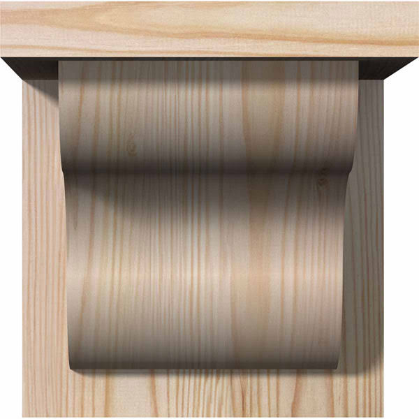 Carmel Smooth Corbel with Backplate N6333