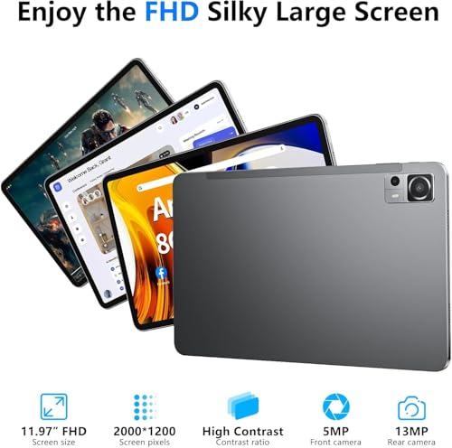 12 Inch Android Tablet with 8GB RAM 256GB ROM I78913