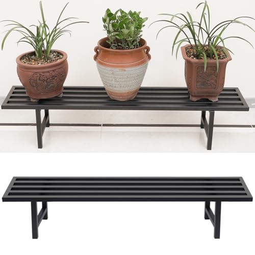 Metal Plant Stand, 45.4" L x 8.66" W x 7.9" H, 220 LB Capacity P132