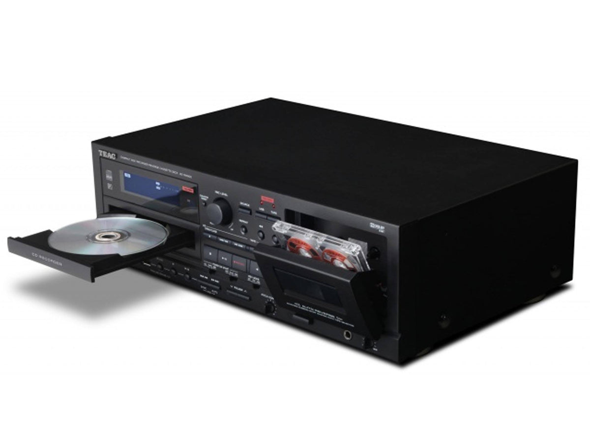 Black CD Player Cassette Recorder K911594