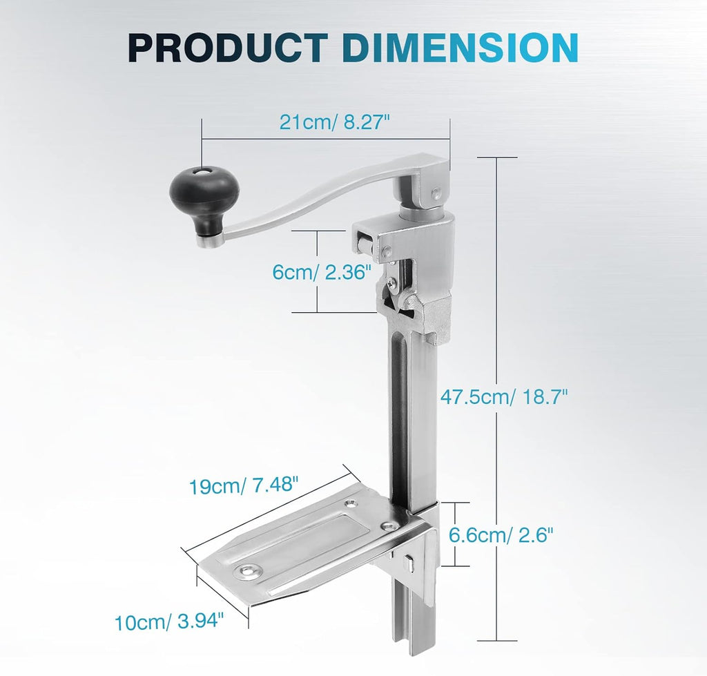 Heavy Duty Table Mount Manual Can Opener U913911