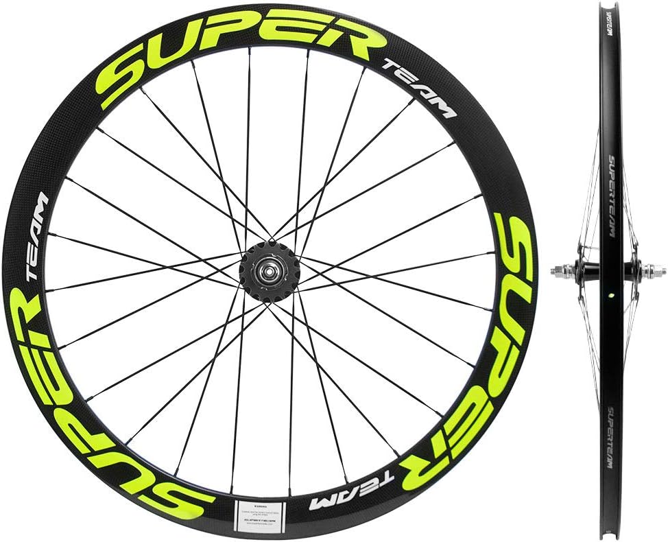 50/23mm Carbon Wheelset Fixed Gear Bike Wheel 700c Clincher Single Speed U984730